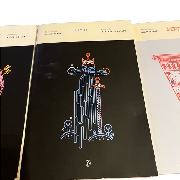 Penguin classics Shakespeare Set of 3 The Pelican Shakespeare Hamlet, Romeo plus - Picture 3 of 5